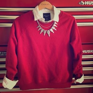 Red sweatshirt